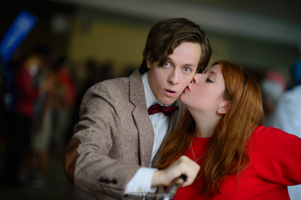 Amy Pond kissing Doctor Who