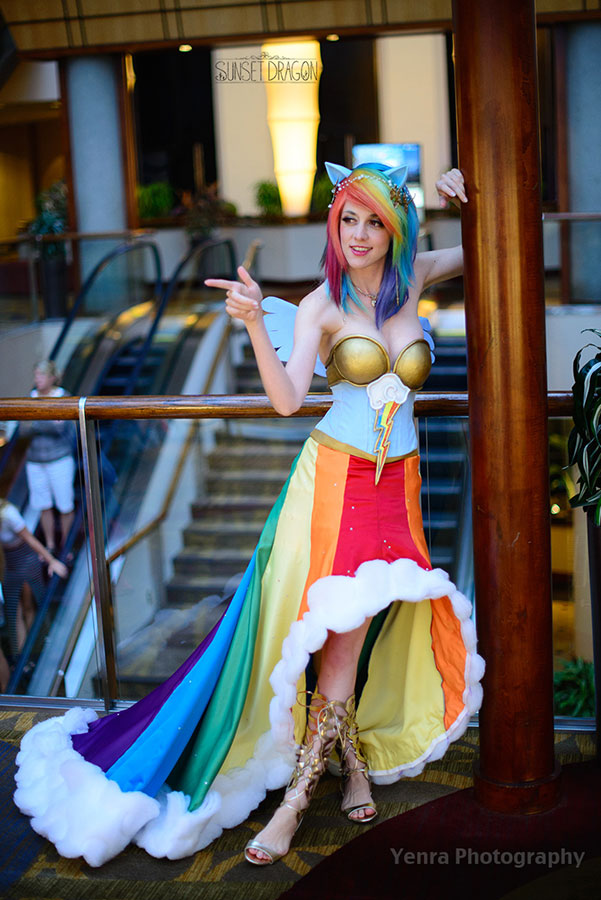 Rainbow Dash Gala Gown